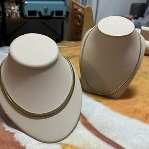 Chic Gold-Tone Necklace Set